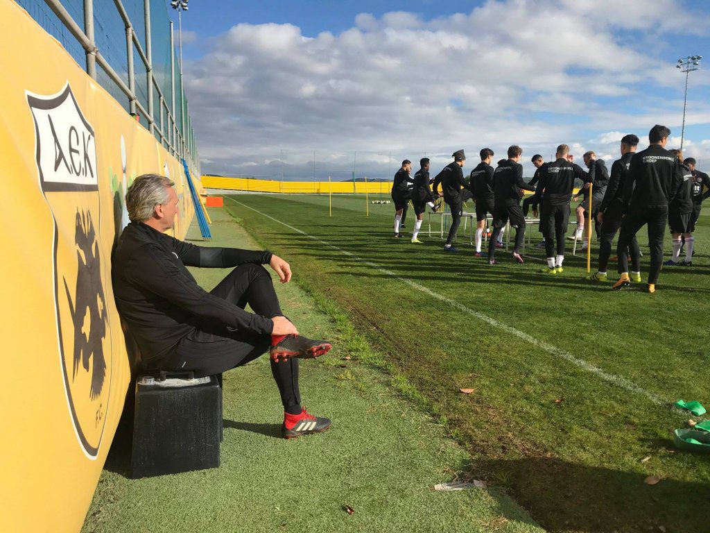 Η πρώτη προπόνηση της Almere City στα Σπάτα
