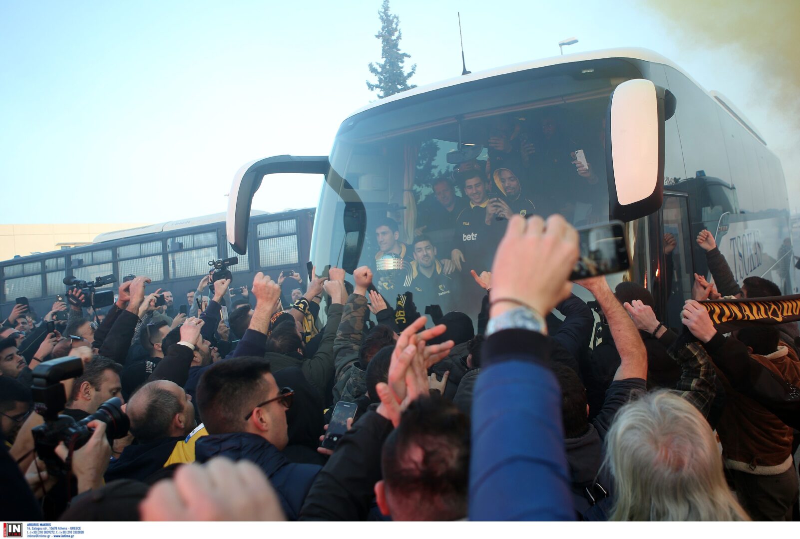 Η υποδοχή των “Παγκόσμιων” από την κάμερα της ΚΑΕ ΑΕΚ (ΒΙΝΤΕΟ)