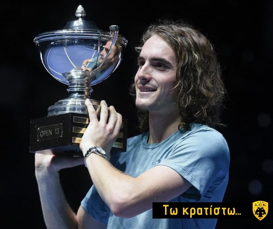 Συγχαρητήρια της ΚΑΕ ΑΕΚ στον Στέφανο Τσιτσιπά!