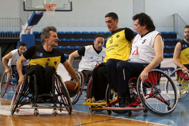 Στην Πάτρα η ομάδα μπάσκετ με αμαξίδιο