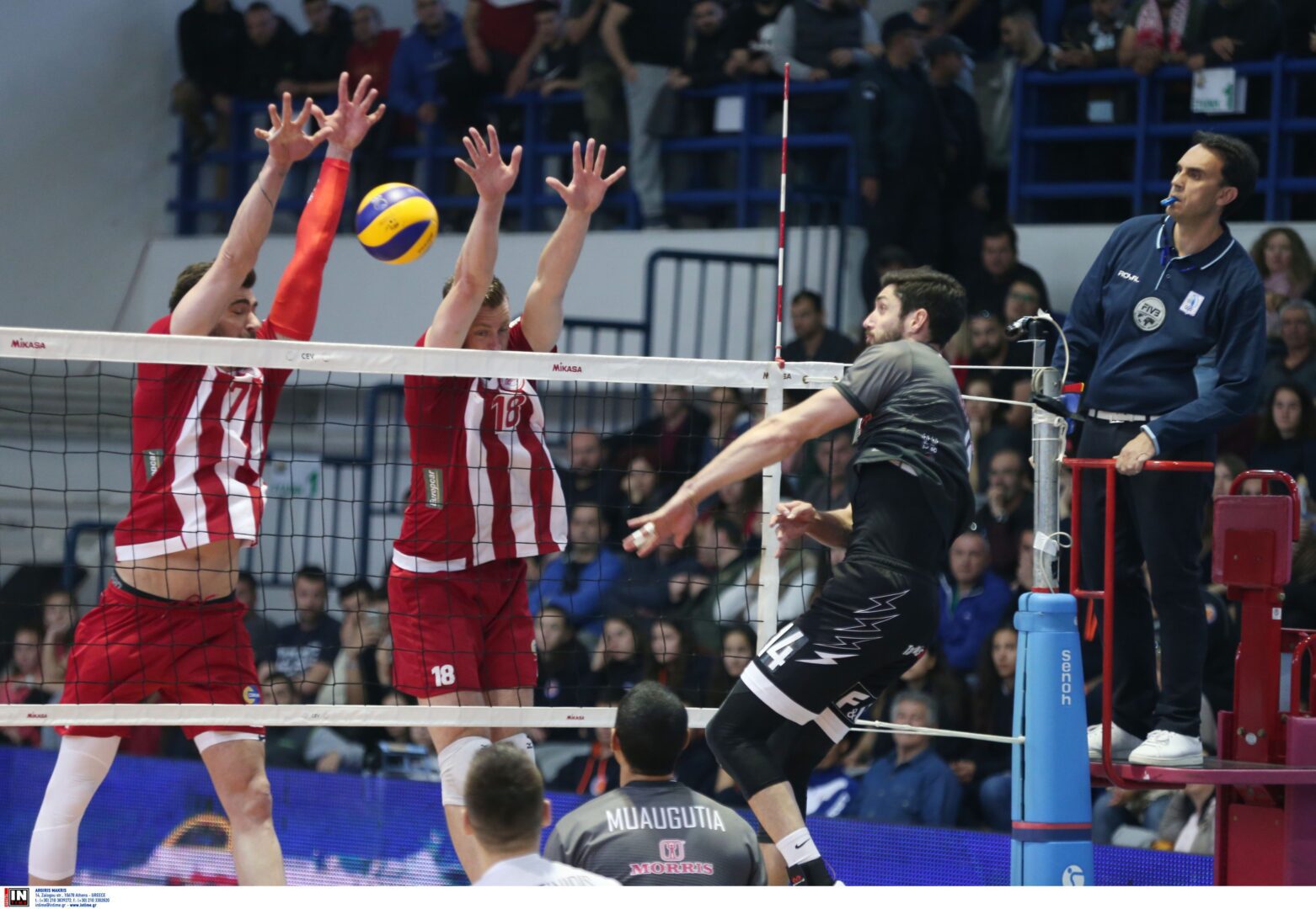 Στον τελικό του Κυπέλλου ο ΠΑΟΚ, 3-1 σετ τον Ολυμπιακό