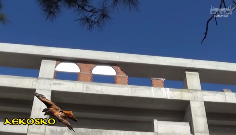 Τα πρώτα παράθυρα του γηπέδου (ΒΙΝΤΕΟ)