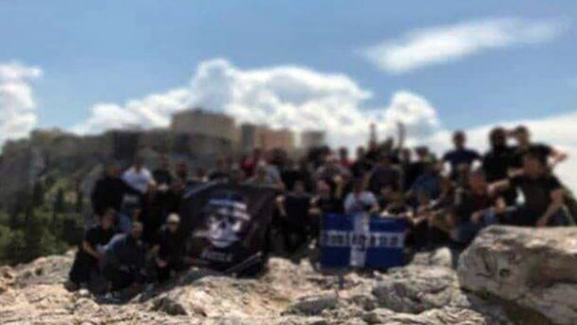 Οπαδοί του ΠΑΟΚ στην Ακρόπολη (pic)