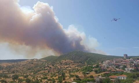 “Πνίγεται” η Αθήνα από τον καπνό της Εύβοιας
