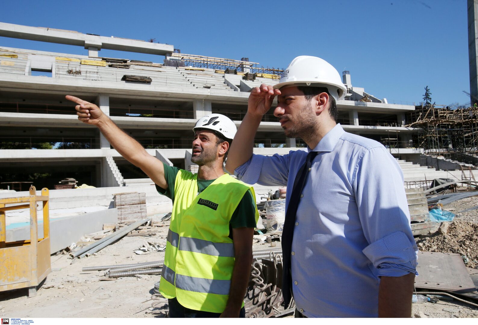 Η επίσκεψη του Κωνσταντίνου Κυρανάκη στο εργοτάξιο της Νέας Φιλαδέλφειας (pics)