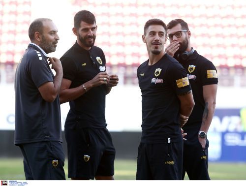 Η άφιξη της ομάδας μας στο AEL FC ARENA (vid)