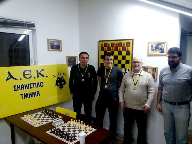 Ολοκληρώθηκε το Τουρνουά Ράπιντ Σκάκι εις μνήμην Νίκου Περγιαλή