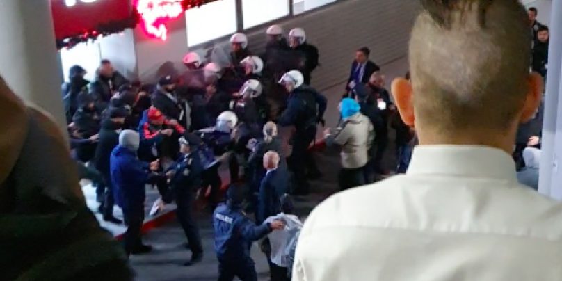 Τα επεισόδια στο «Γ.Καραϊσκάκης» πριν το Ολυμπιακός – ΠΑΟΚ (vid)