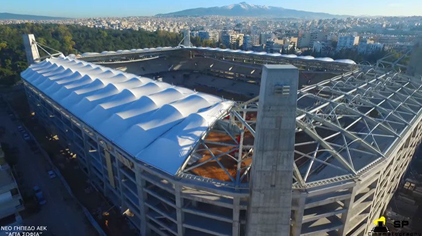 Οι εργασίες στην Αγιά Σοφιά πρωί Τρίτης (vid)