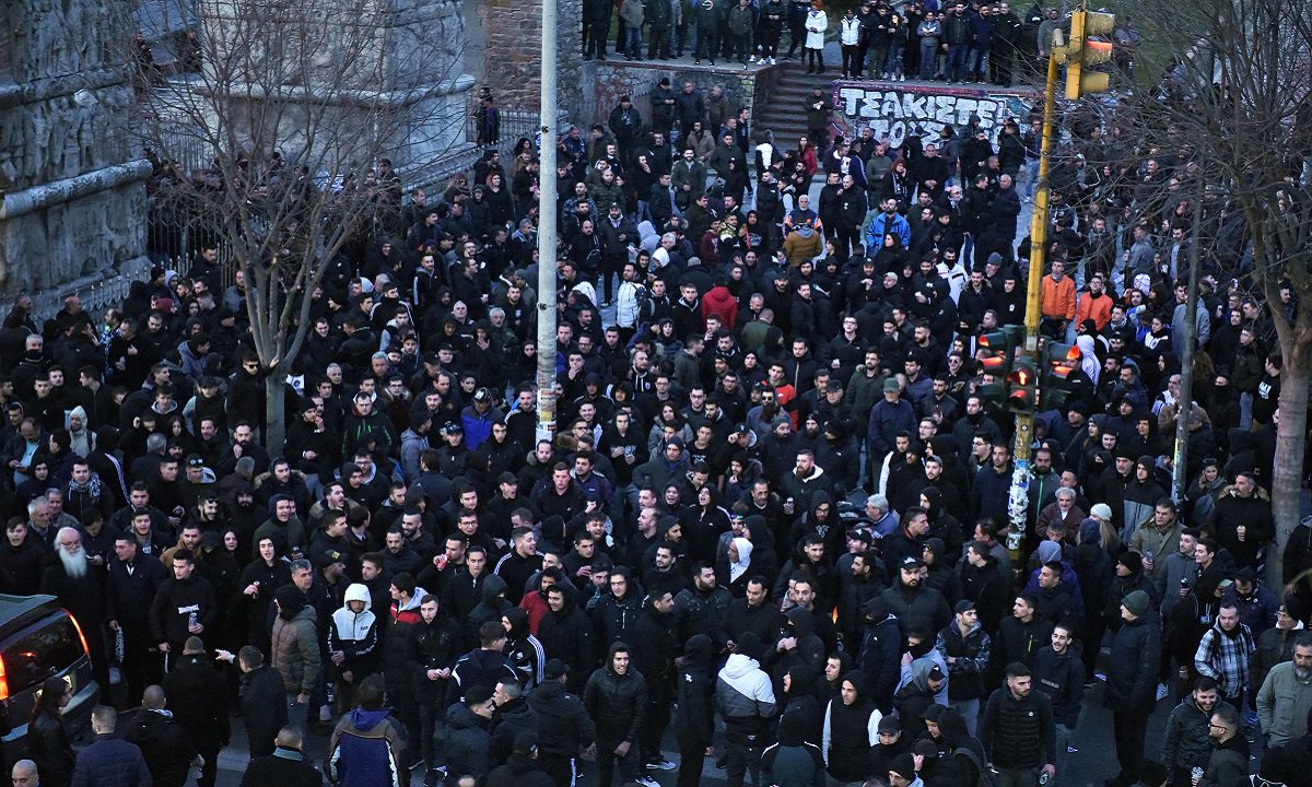 Ξανά στους δρόμους οι οπαδοί του ΠΑΟΚ