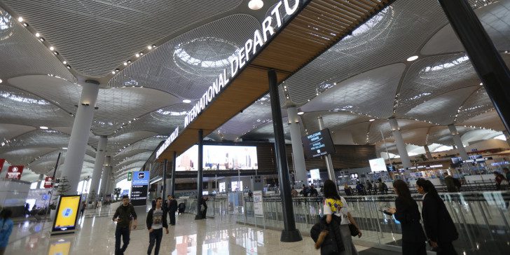 Αποκλεισμός για 2.000 άτομα στο αεροδρόμιο Κωνσταντινούπολης