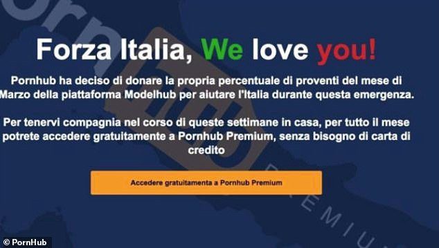 Δωρέαν premium Pornhub στην Ιταλία λόγω καραντίνας της χώρας!
