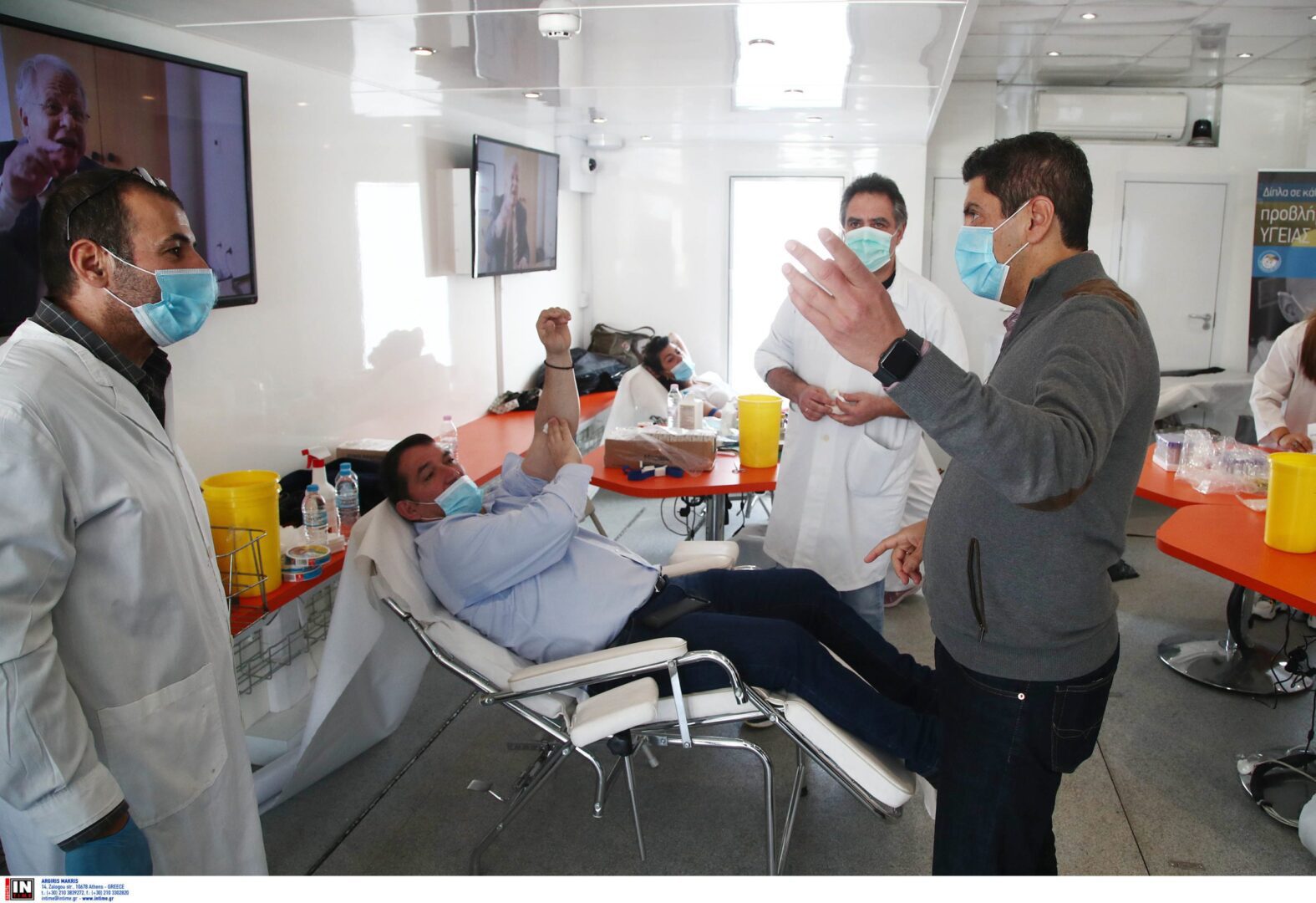 Συγκεντρώθηκαν 164 φιάλες αίματος στην εθελοντική αιμοδοσία στο ΣΕΦ