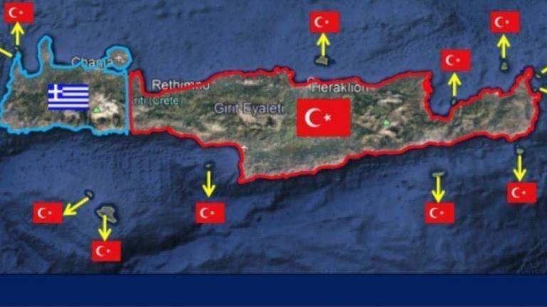 Την… «επιστροφή» της Κρήτης και νησιών του Αιγαίου ζητούν τουρκικές ΜΚΟ