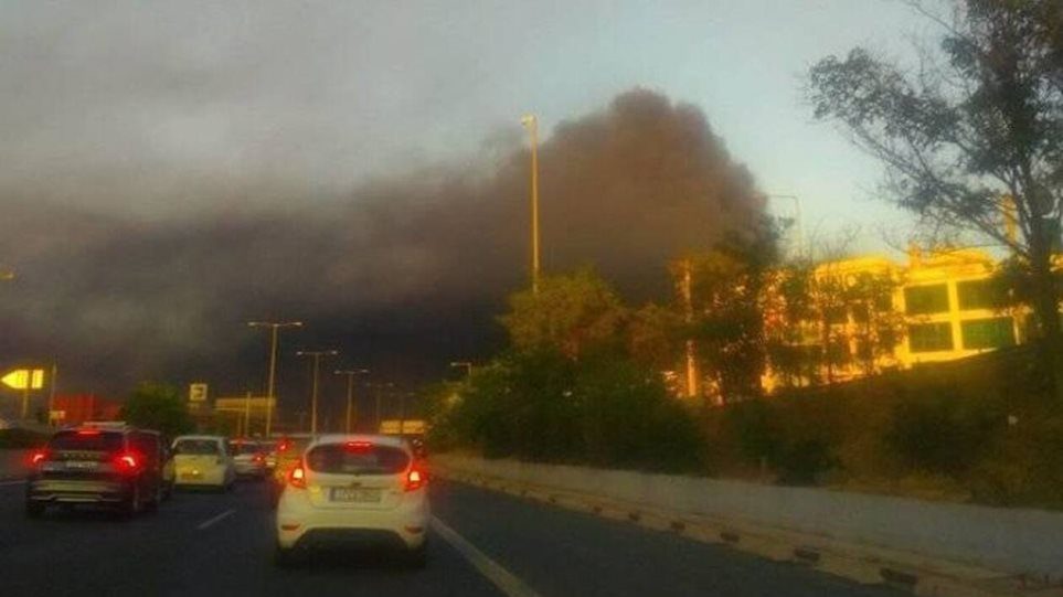 Φωτιά στη Μεταμόρφωση: Κανονικά η κυκλοφορία στην Αθηνών- Λαμίας