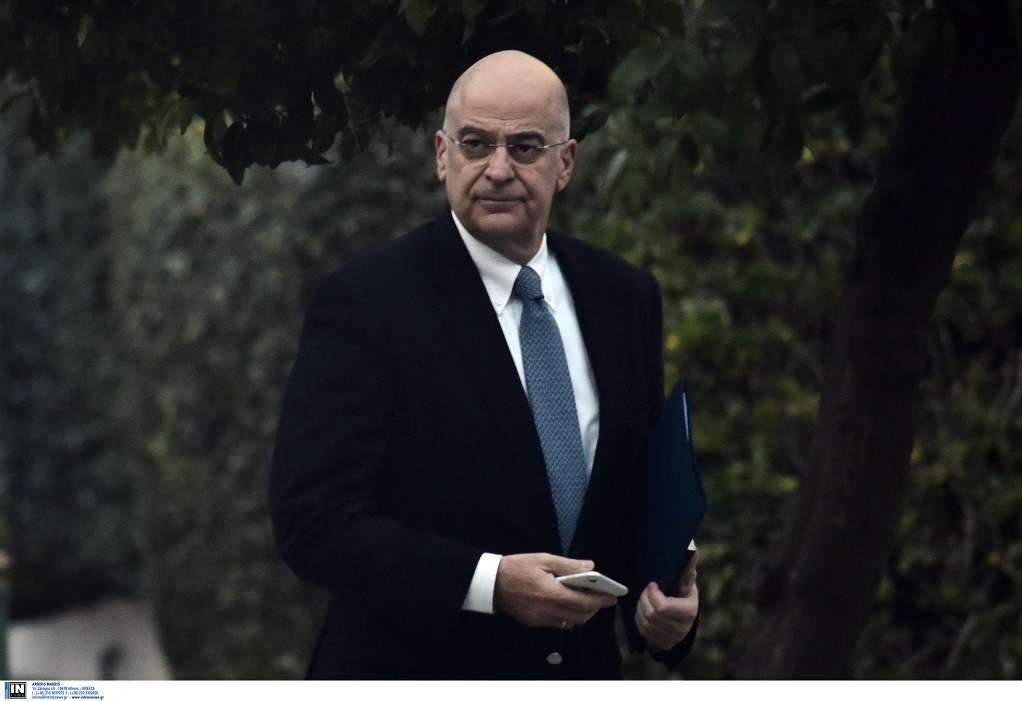 Ο Νίκος Δένδιας στο έκτακτο συμβούλιο των υπουργών Εξωτερικών της ΕΕ
