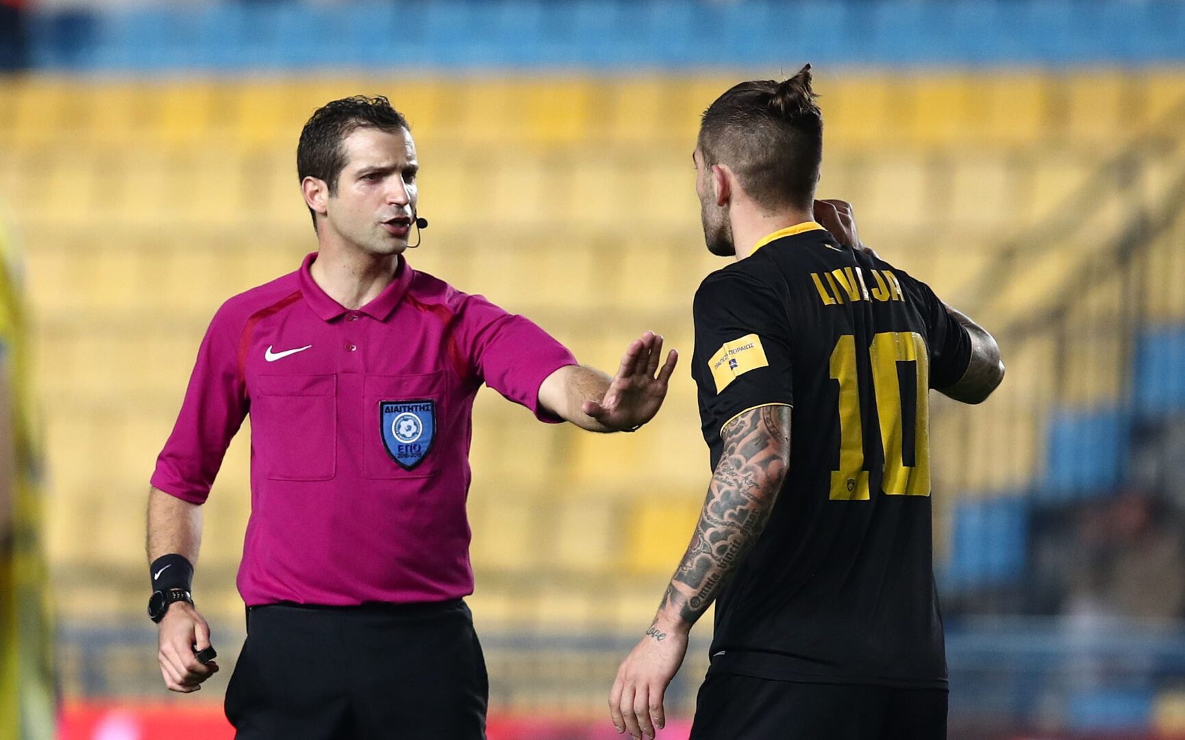 Εμπιστοσύνη στους Έλληνες διαιτητές από Κλάτενμπεργκ