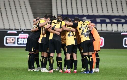 Η 11άδα της ΑΕΚ στο Περιστέρι (ΦΩΤΟ)
