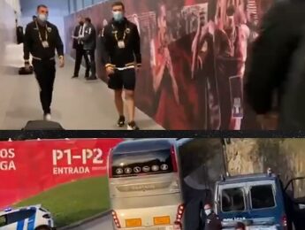 Έφτασε στο γήπεδο της Μπράγκα η ΑΕΚ (ΒΙΝΤΕΟ)