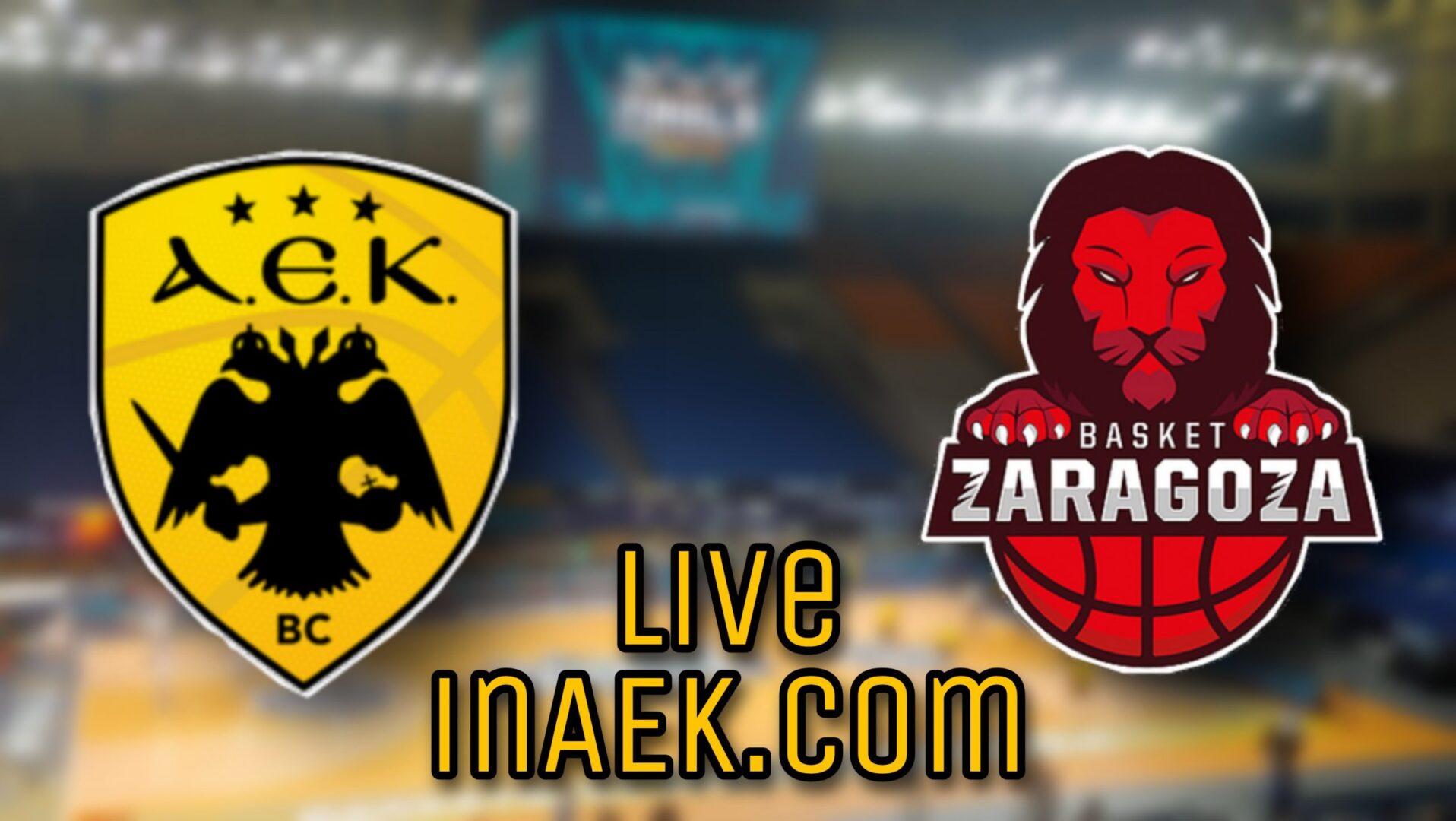 ΑΕΚ-Σαραγόσα LIVE