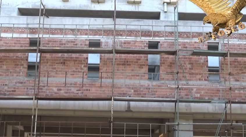 Πλάνα από τις εργασίες της Πέμπτης στην Αγιά Σοφιά-OPAP Arena (vid)