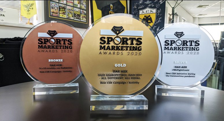 Οι διακρίσεις της ΠΑΕ ΑΕΚ στα Sports Marketing Awards 2020
