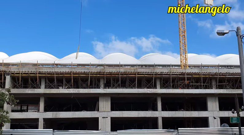 Τα σημερινά (7/11) έργα στην Αγιά Σοφιά-OPAP Arena (vid)