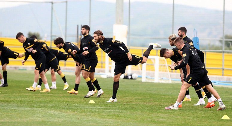Επιστροφές στην σημερινή προπόνηση της AΕΚ
