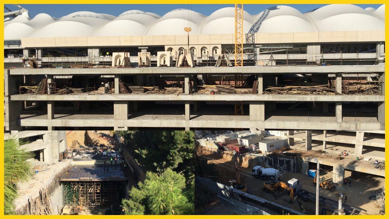 Σημερινά πλάνα από τα έργα του γηπέδου (ΒΙΝΤΕΟ)