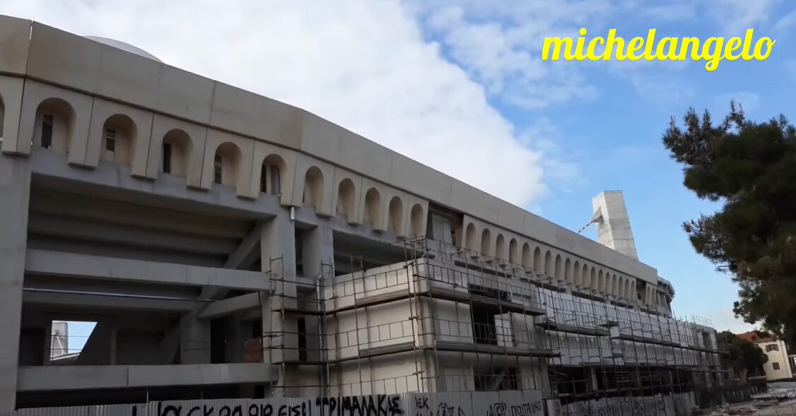 “Αγιά Σοφιά-ΟΠΑΠ Arena”: Πλάνα από τα σημερινά έργα