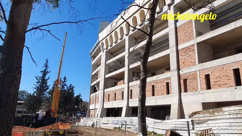 Σημερινά πλάνα από τις εργασίες στο νέο γήπεδο της ΑΕΚ (VIDEO)