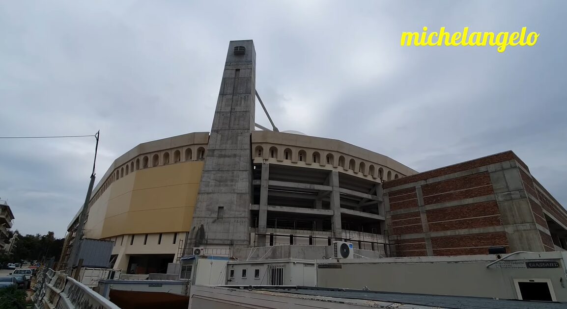 “Αγιά Σοφιά-OPAP Arena”: Σημερινά πλάνα από τις εργασίες (vid)