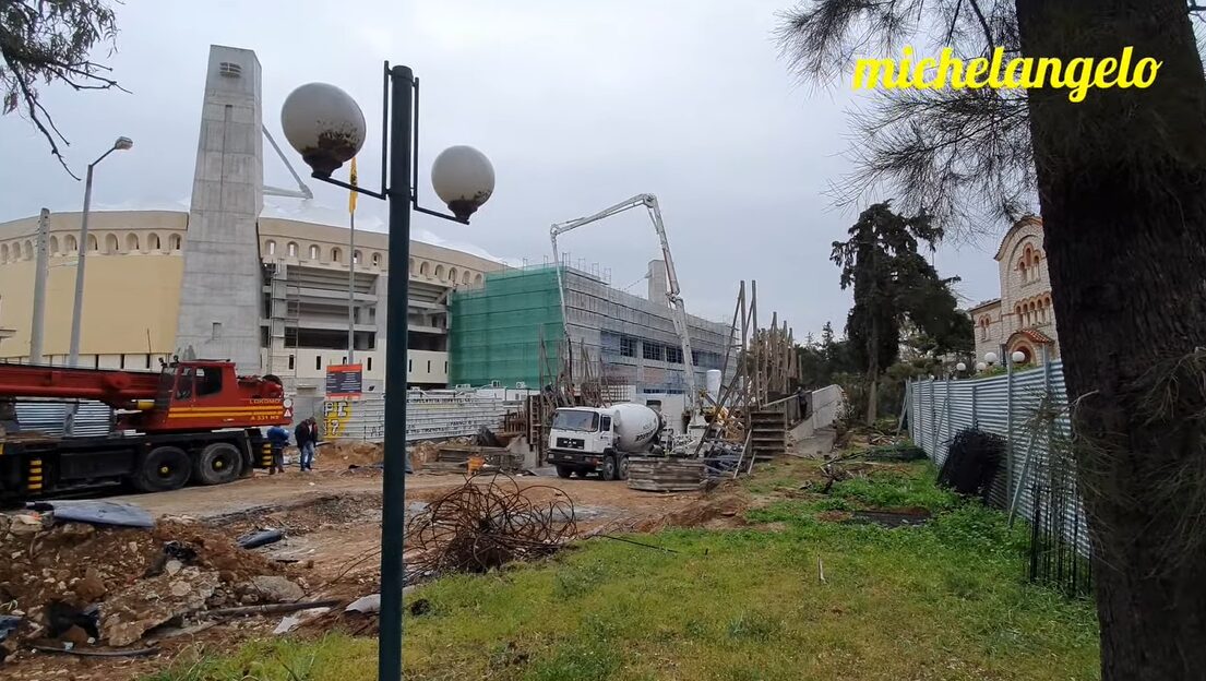 “Αγιά Σοφιά-OPAP Arena”: Βίντεο από τα σημερινά έργα (vid)