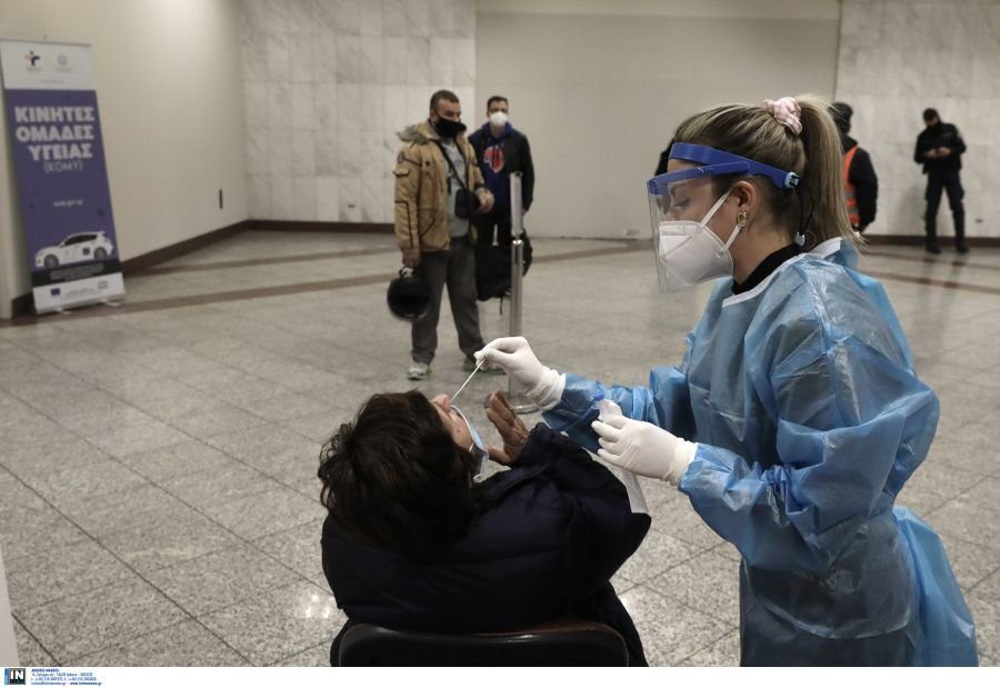 ΕΟΔΥ: Δωρεάν rapid test τη Δευτέρα σε μεγάλους εμπορικούς δρόμους