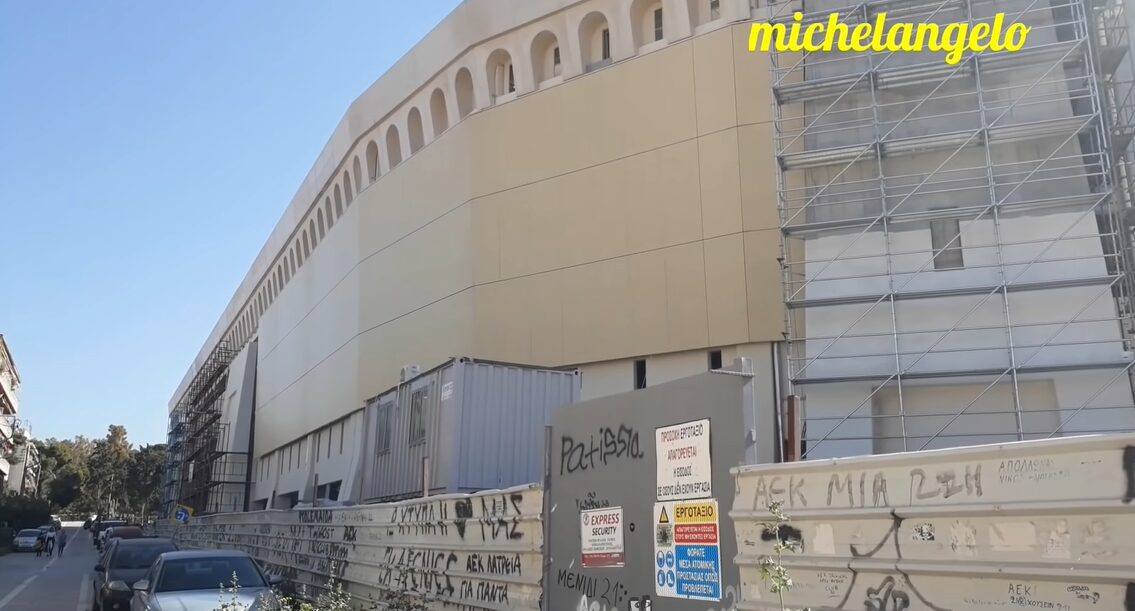 “Αγιά Σοφιά-OPAP Arena”: Σημερινά πλάνα από τα έργα (vid)
