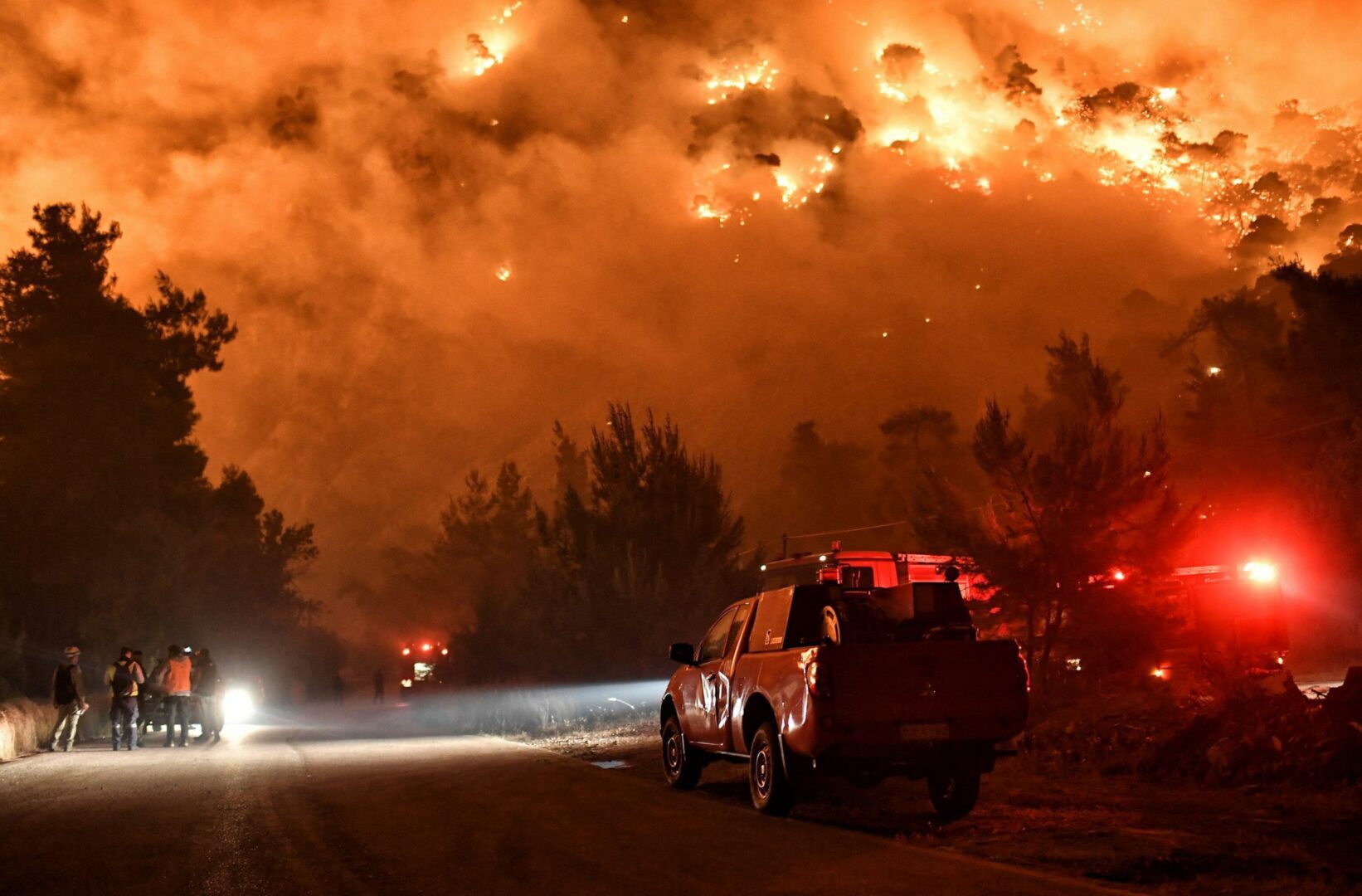 Φωτιά Σχίνος-Χαρδαλιάς: Έχουν καεί πάνω από 20.000 στρέμματα δάσους – Θα είναι μια δύσκολη βραδιά
