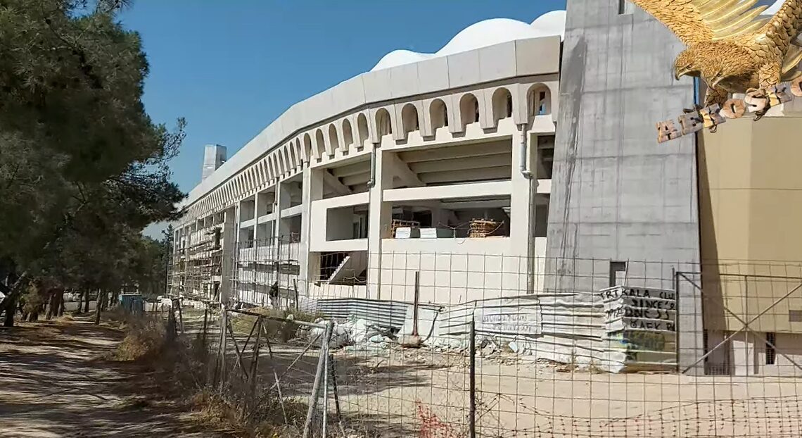 “Αγιά Σοφιά-OPAP Arena”: Σημερινά πλάνα από τα έργα (vid)