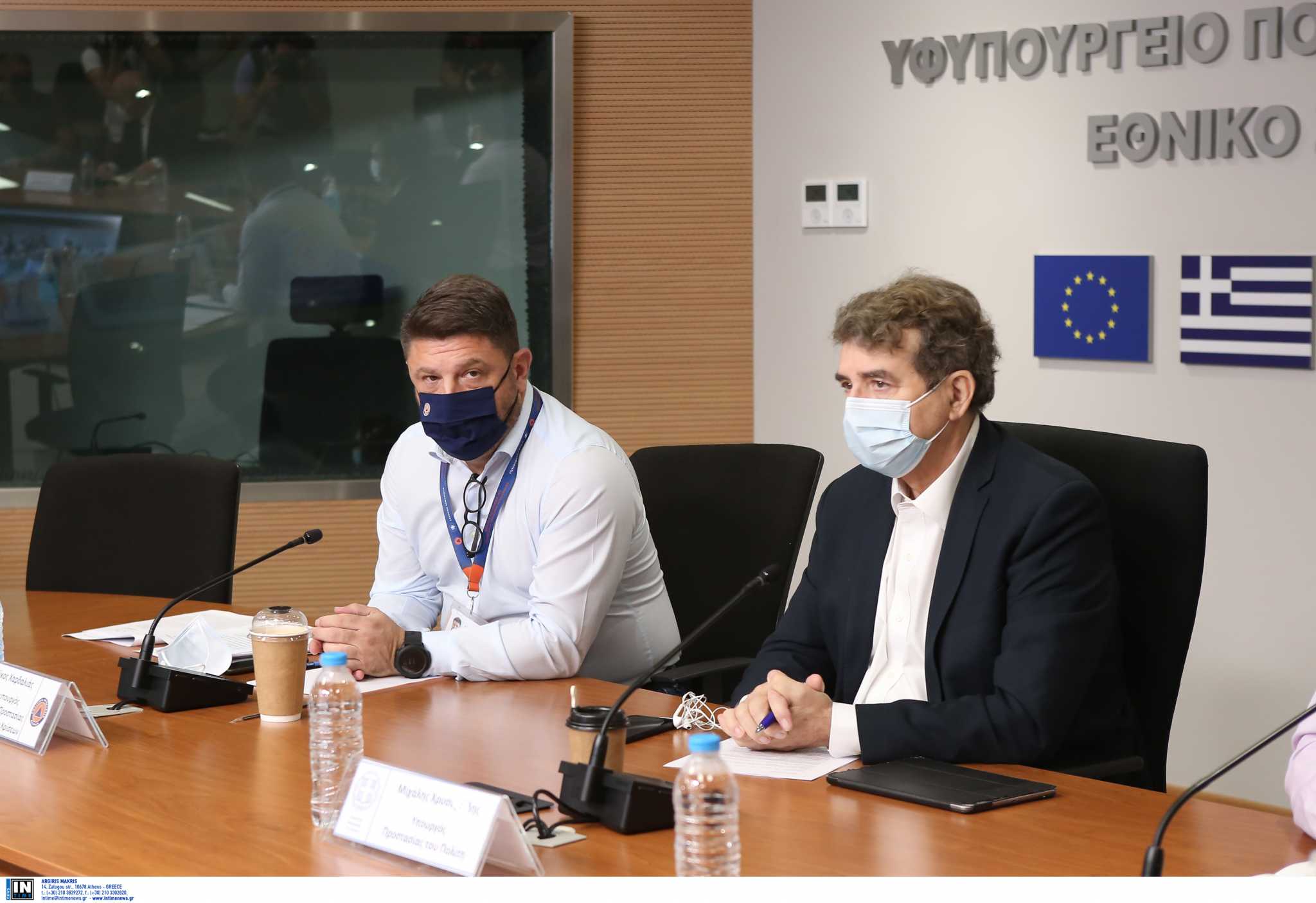 Χαρδαλιάς – Χρυσοχοΐδης για φωτιές: Περιπολίες και της αστυνομίας