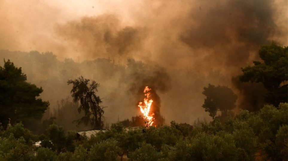 Μαίνεται η φωτιά στην Ανατολική Μάνη της Λακωνίας
