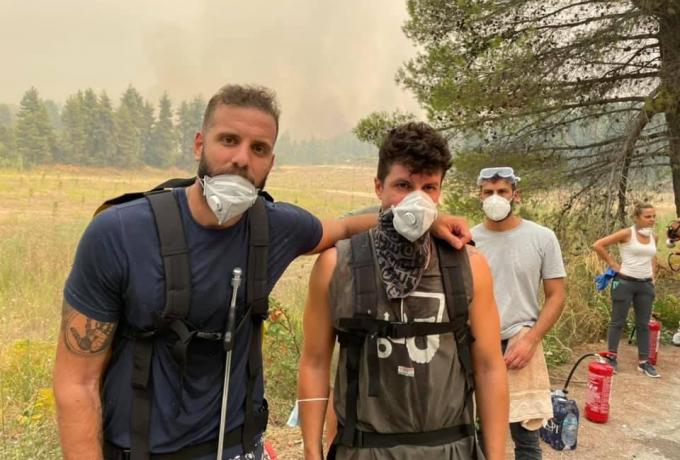 Εύβοια φωτιές: Στη μάχη της κατάσβεσης και ο Νίκος Παππάς!