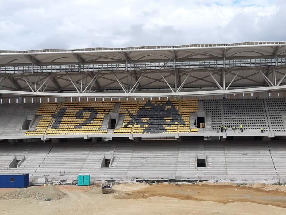 Σχηματίστηκε ο Δικέφαλος Αετός στην Αγιά Σοφιά – Opap Arena!