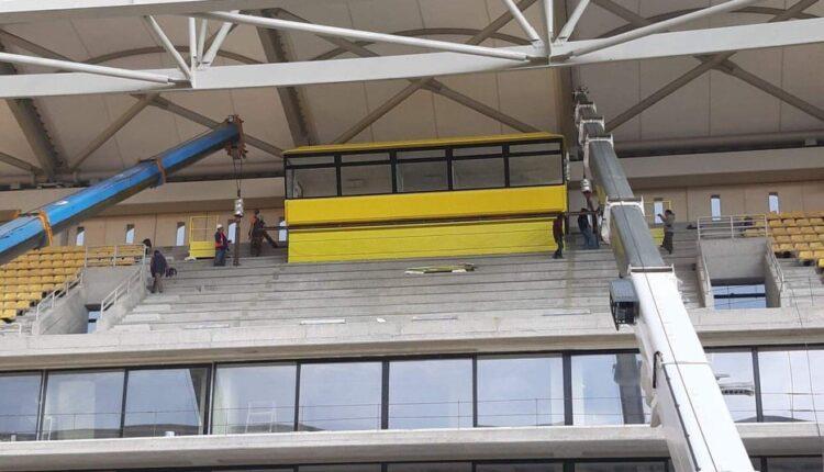 «Αγιά Σοφιά – OPAP Arena»: Τοποθετήθηκε το μπουθ των μεταδόσεων!