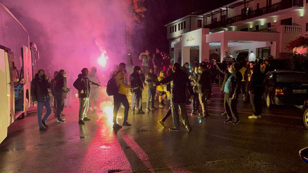 Αποθέωση για την ΑΕΚ στα Ιωάννινα (pics)