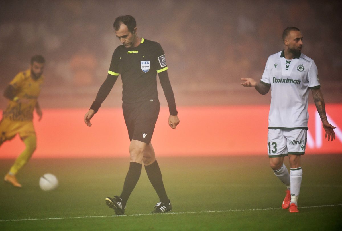 ΑΠΟΕΛ – Ομόνοια: Οριστική διακοπή στο ΑΠΟΕΛ – Ομόνοια λόγω έλλειψης ορατότητας