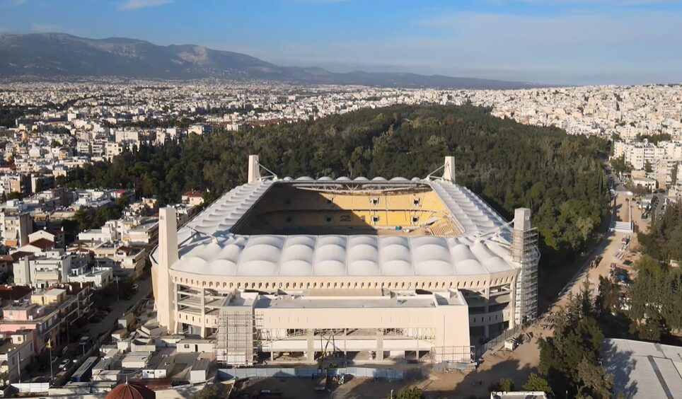 Δέος: Από ψηλά η “Αγιά Σοφιά – OPAP Arena” (vid)