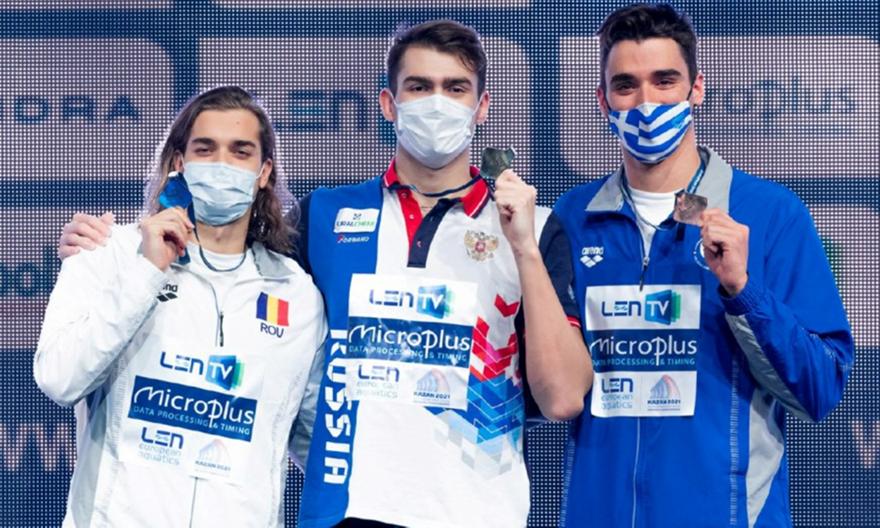 100 μέτρα ύπτιο: Χρυσό στο Πανευρωπαϊκό ο Χρήστου!