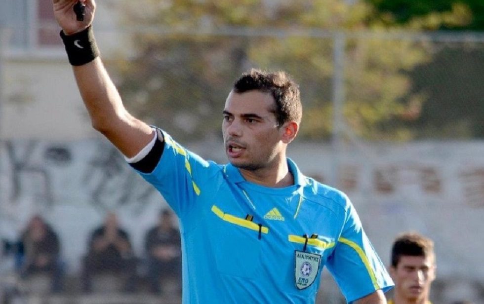 Ο Τσαγκαράκης σφυρίζει το ματς της ΑΕΚ Β με τον Καραϊσκάκη Άρτας