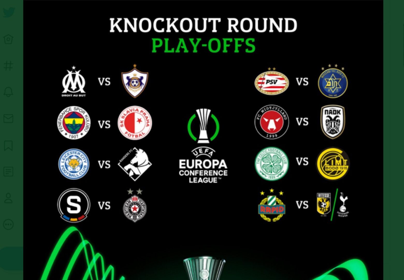 UEFA: Μπέρδεψε τον ΠΑΟΚ με την Παρτιζάν! (pics)