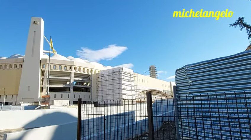 Τρέχουν οι εργασίες στο γήπεδο της ΑΕΚ (vid)