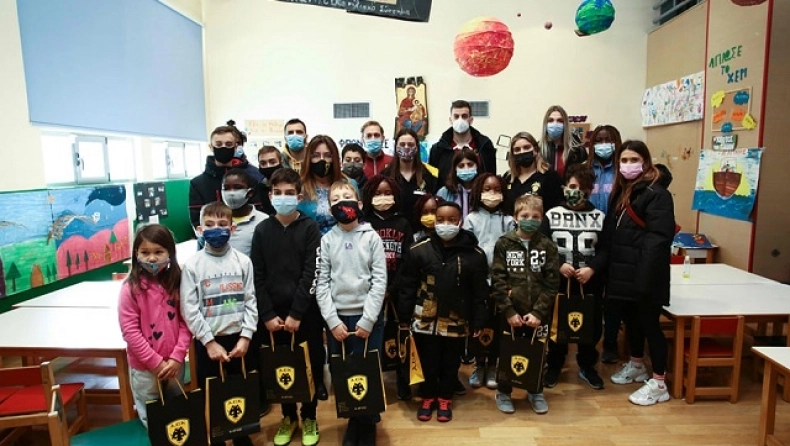 Η Ερασιτεχνική ΑΕΚ δίπλα στα παιδιά της Κιβωτού του Κόσμου (pic)